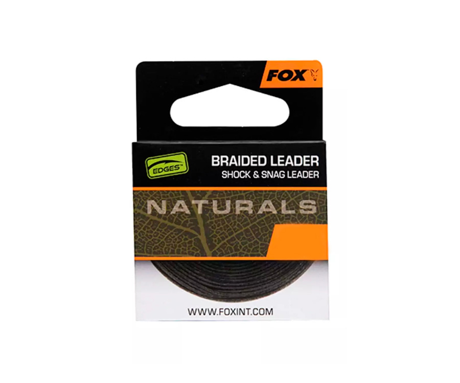 Поводковый материал Fox Naturals Braided Leader 20м 30lb