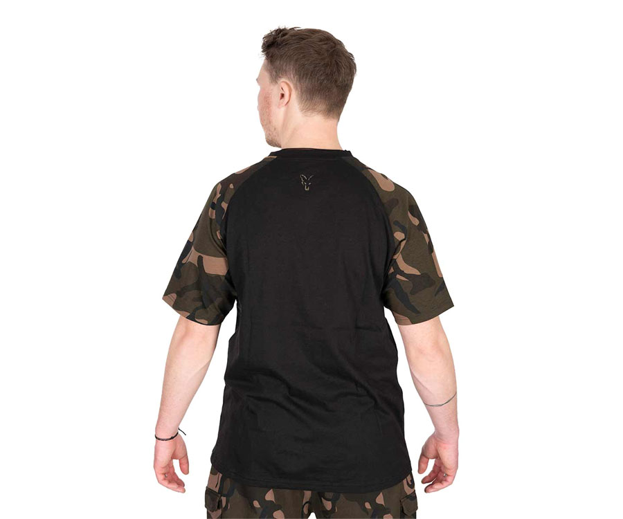 Футболка Fox Black/ Camo OutlineT large