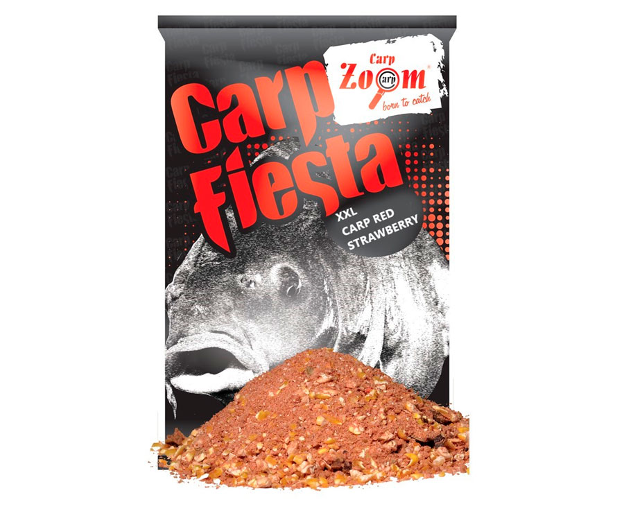 Прикормка Carp Zoom Fiesta XXL Carp Red (strawberry) 1 кг