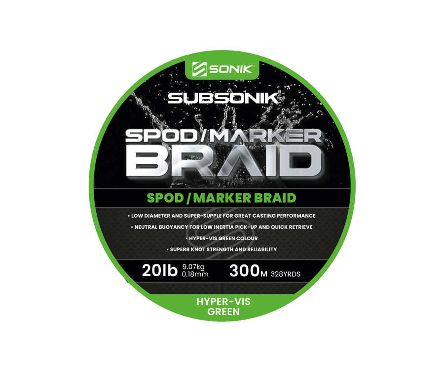 Шнур Sonik Spod/Marker Braid 300м 0.18мм