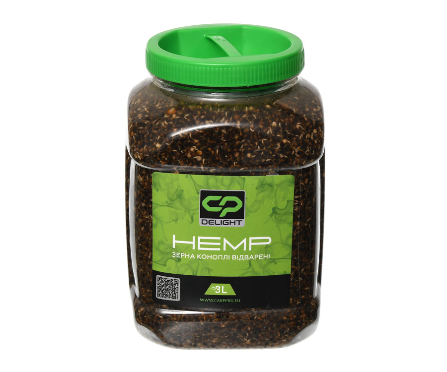 Зерна конопель натуральні Carp Pro Delight Hemp 3л