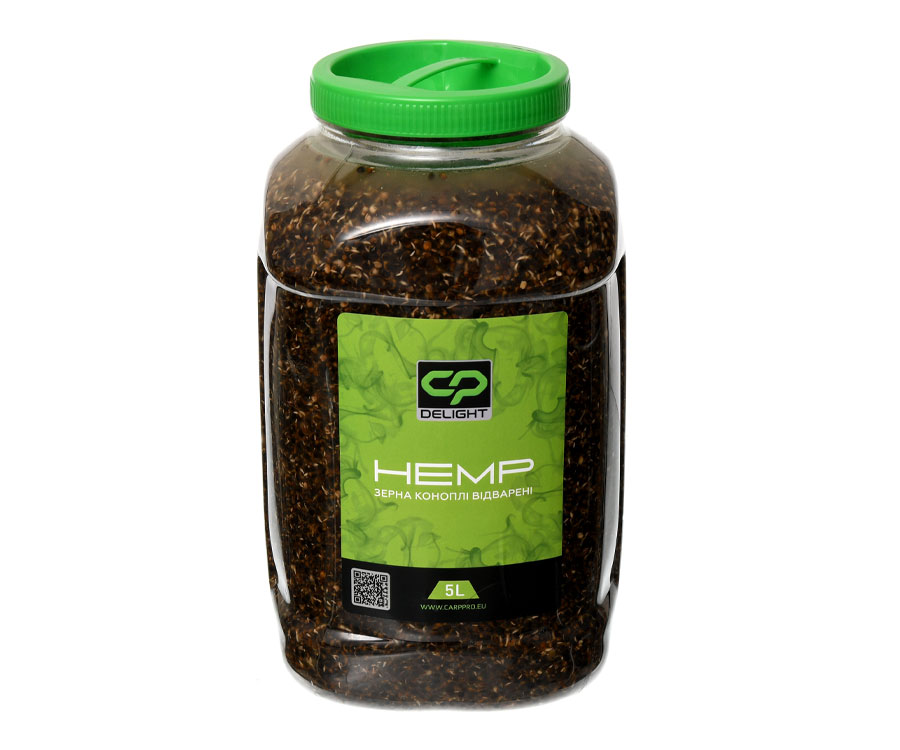 Зерна конопли натуральные Carp Pro Delight Hemp 5л