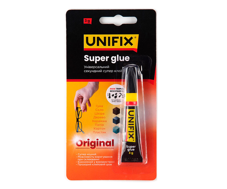 Суперклей UNIFIX 3г