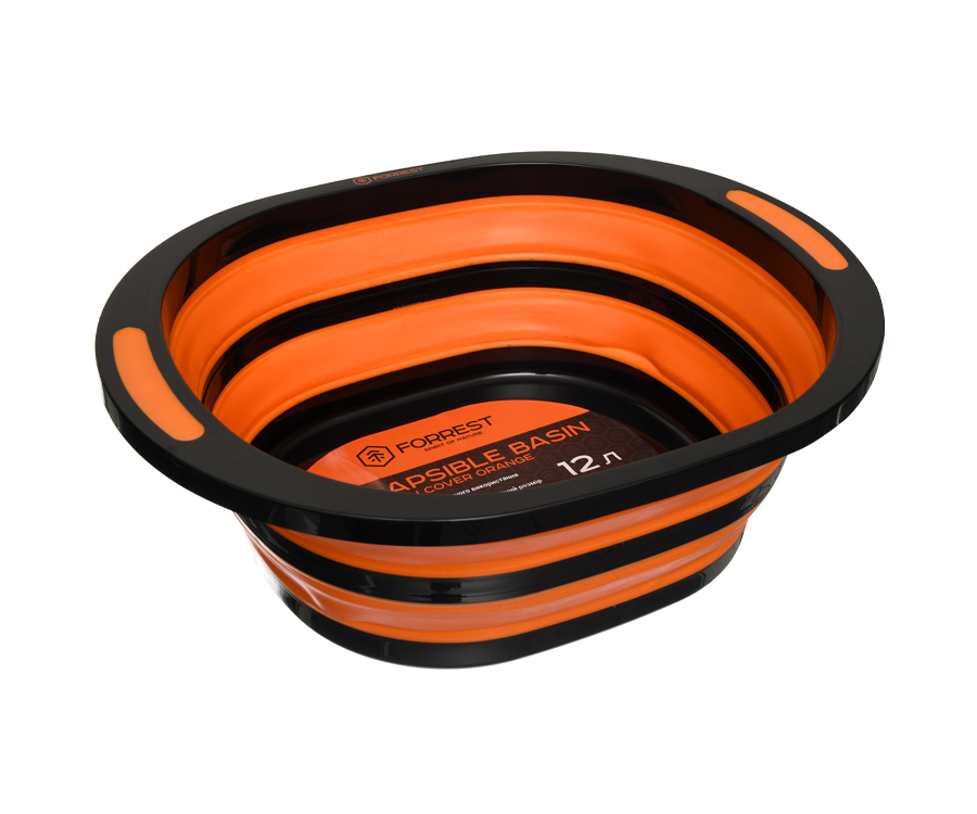 Відро силіконове Forrest Collapsible Basin Orange 12л