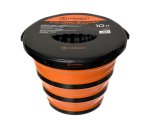 Відро силіконове з кришкою Forrest Folding Bucket Orange with cover 10л