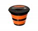 Ведро силиконове с крышкой Forrest Folding Bucket Orange with cover 5л