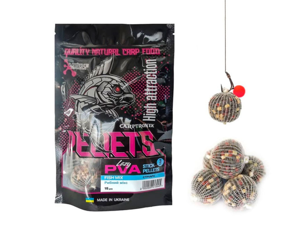 Пеллетс Carptronik PVA Stick Pellets Fish Mix