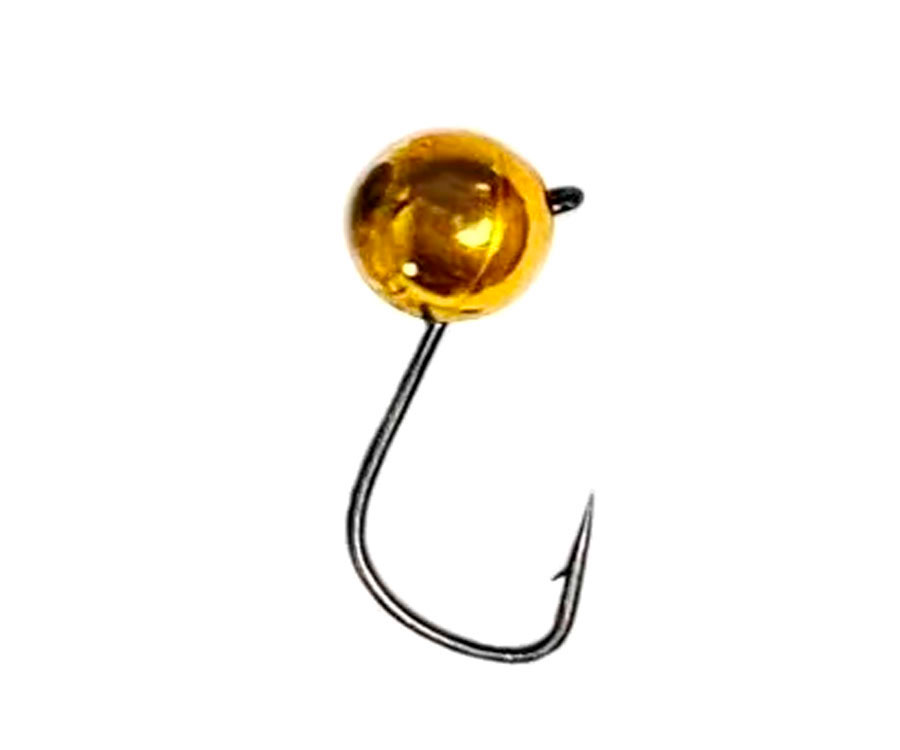 Мормишка Acoustic Baits «Куля з вушком» Ø3.5мм #12 0.35г Gold