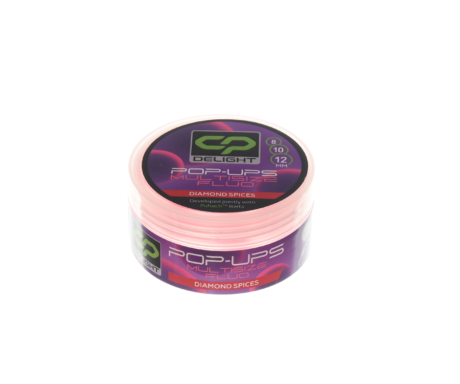 Бойли Carp Pro Delight Multisize Fluo Pop Ups 8/10/12мм Diamond Spices