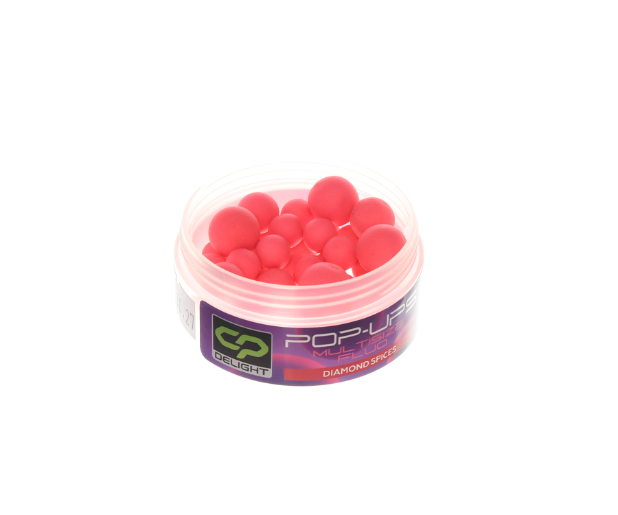 Бойли Carp Pro Delight Multisize Fluo Pop Ups 8/10/12мм Diamond Spices