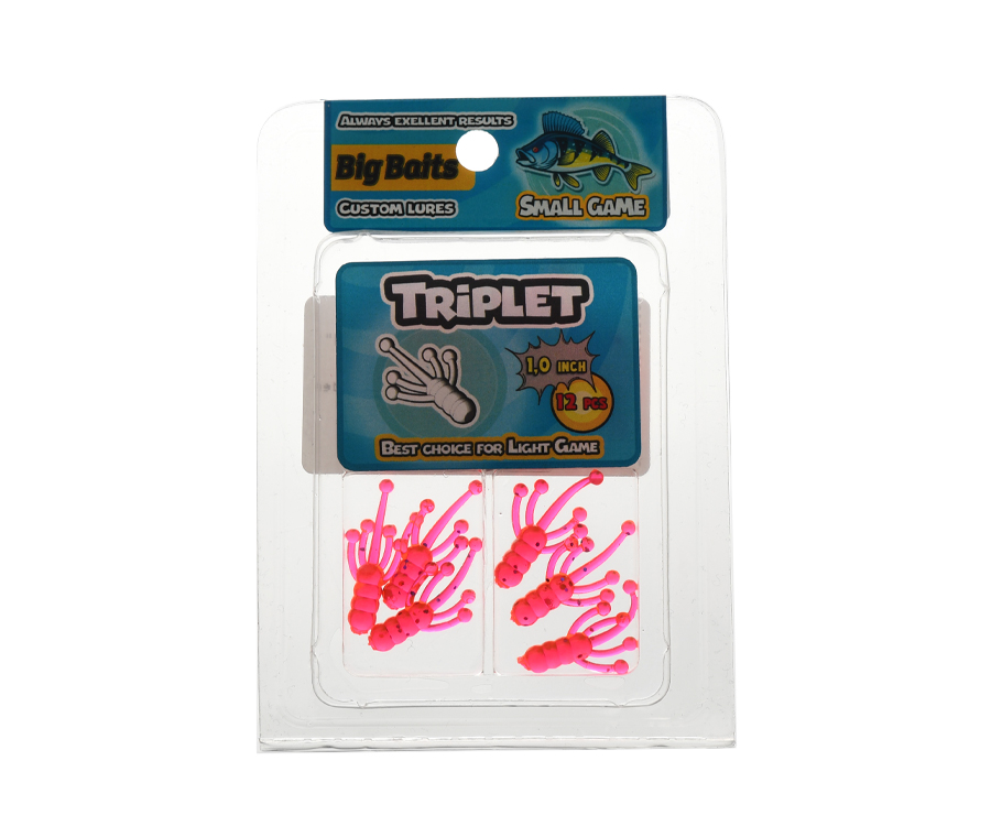 Нимфа Big Baits Triplet 1" #103 Fire Carrot