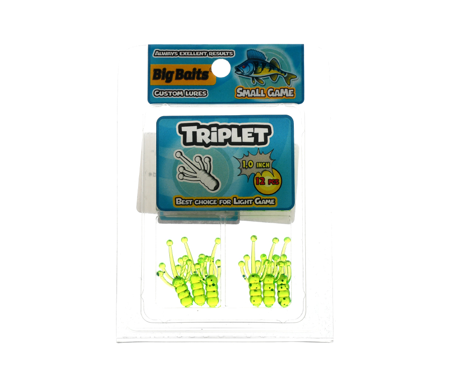 Німфа Big Baits Triplet 1" #114 Lime