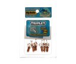 Німфа Big Baits Triplet 1" #109 Dark Violet