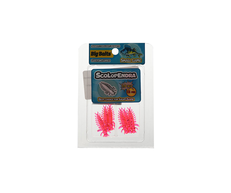 Нимфа Big Baits Scolopendra 1" #103 Fire Carrot