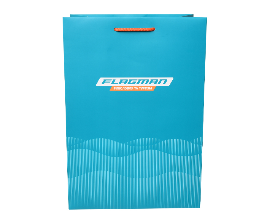 Пакет подарочный Flagman 40x28x18см Turquoise