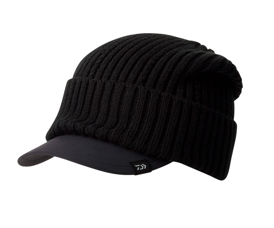 Шапка з козирком Daiwa Knit Cap Black Free