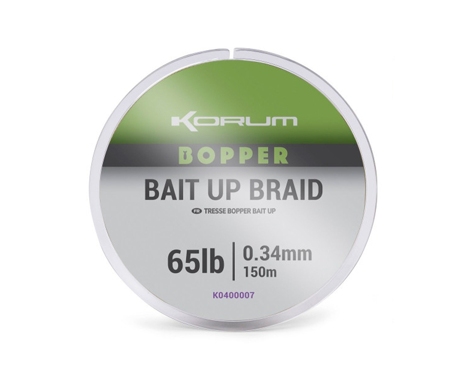 Шнур Korum Bopper Bait Up Braid 150м 65lb 0.34мм