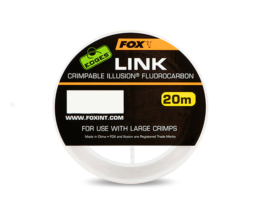 Повідковий матеріал Fox Edges Link Illusion Fluorocarbon 0.64мм 35lb 20м